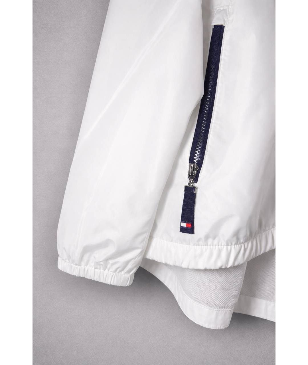 TOMMY HILFIGER Белая полиэстеровая куртка, фото 4