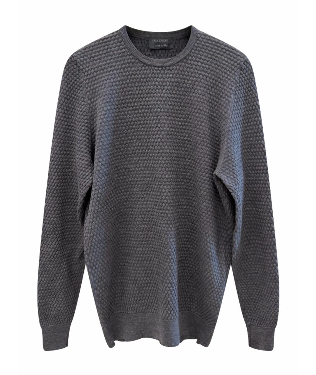FALCONERI Серый шерстяной джемпер / свитер, фото 1