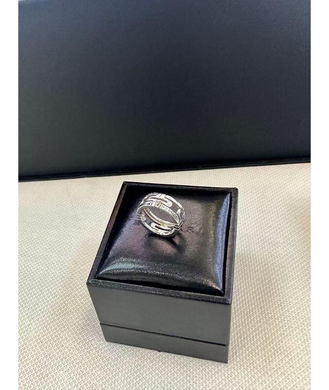 BVLGARI Серебряное кольцо из белого золота, фото 4
