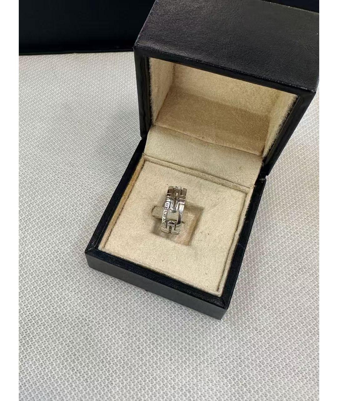 BVLGARI Серебряное кольцо из белого золота, фото 3