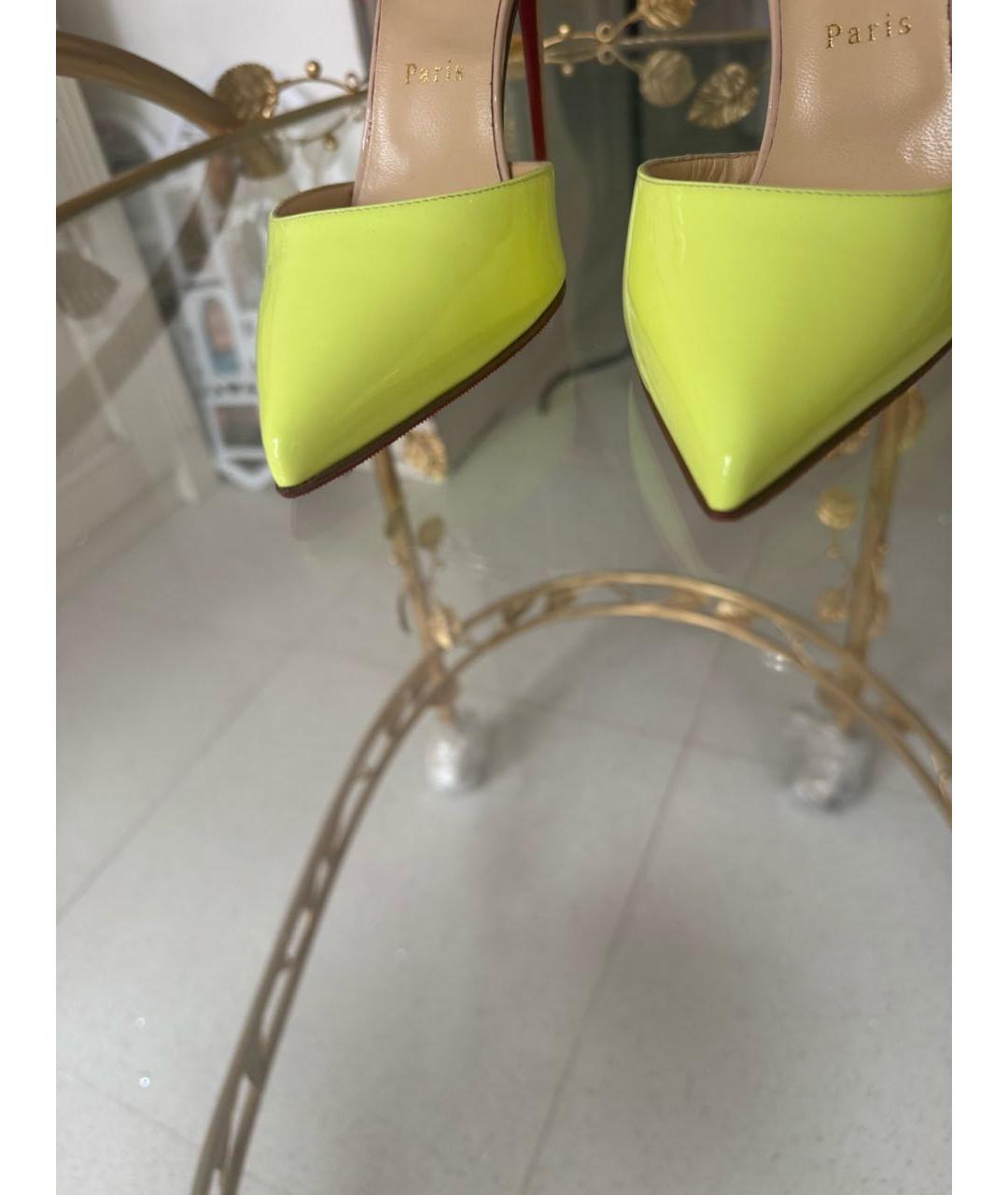 CHRISTIAN LOUBOUTIN Босоножки из лакированной кожи, фото 6