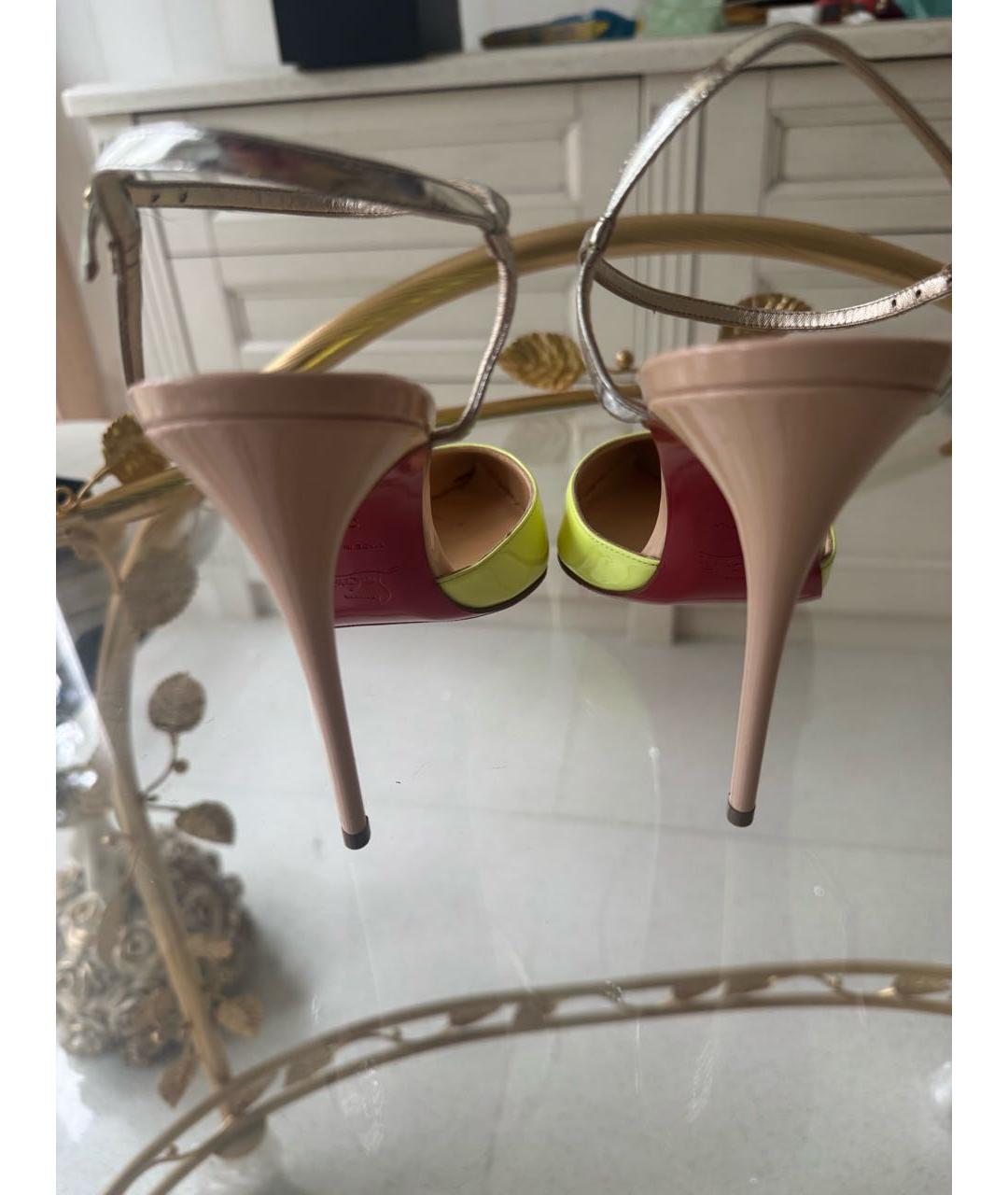 CHRISTIAN LOUBOUTIN Босоножки из лакированной кожи, фото 3