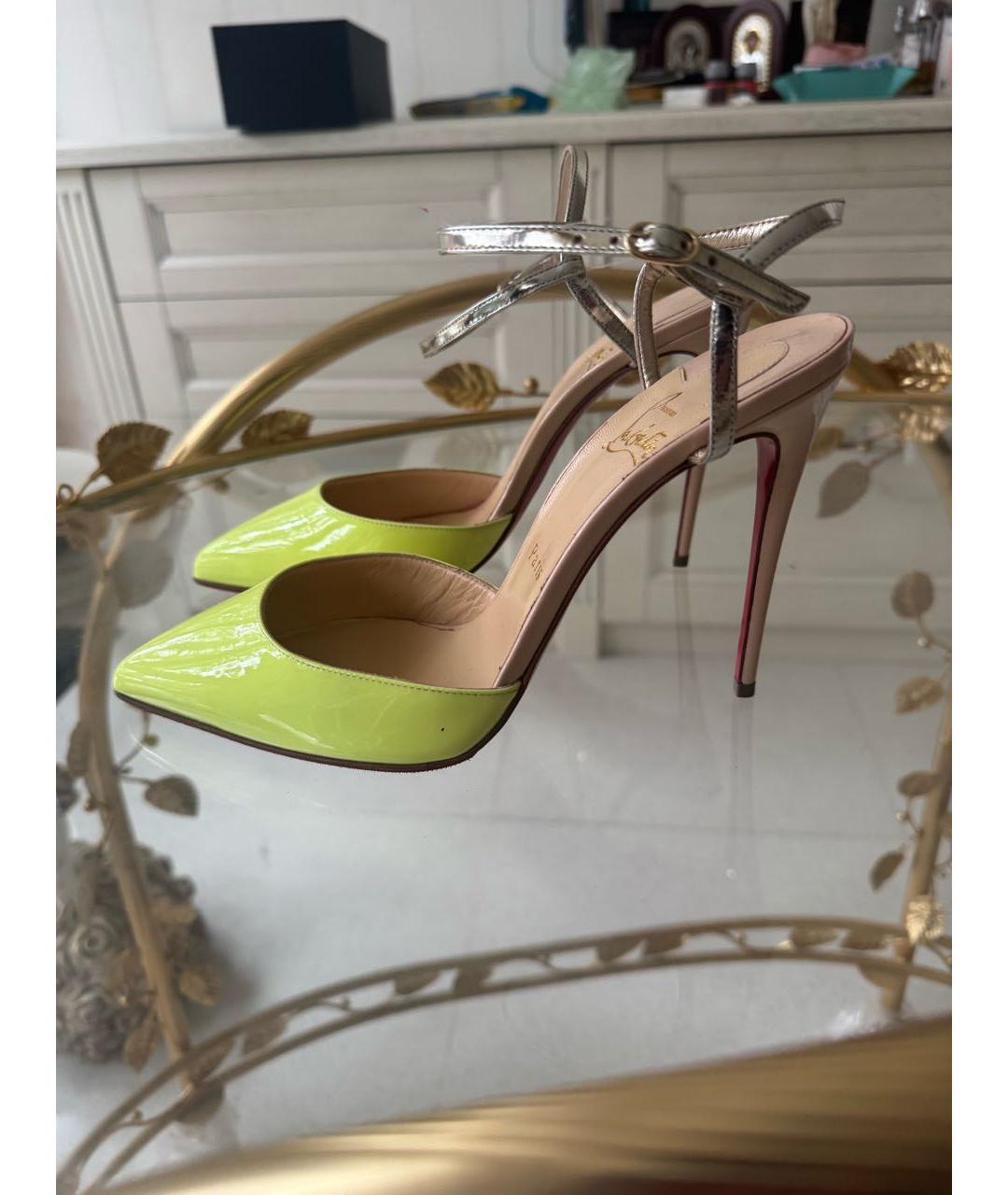 CHRISTIAN LOUBOUTIN Босоножки из лакированной кожи, фото 7