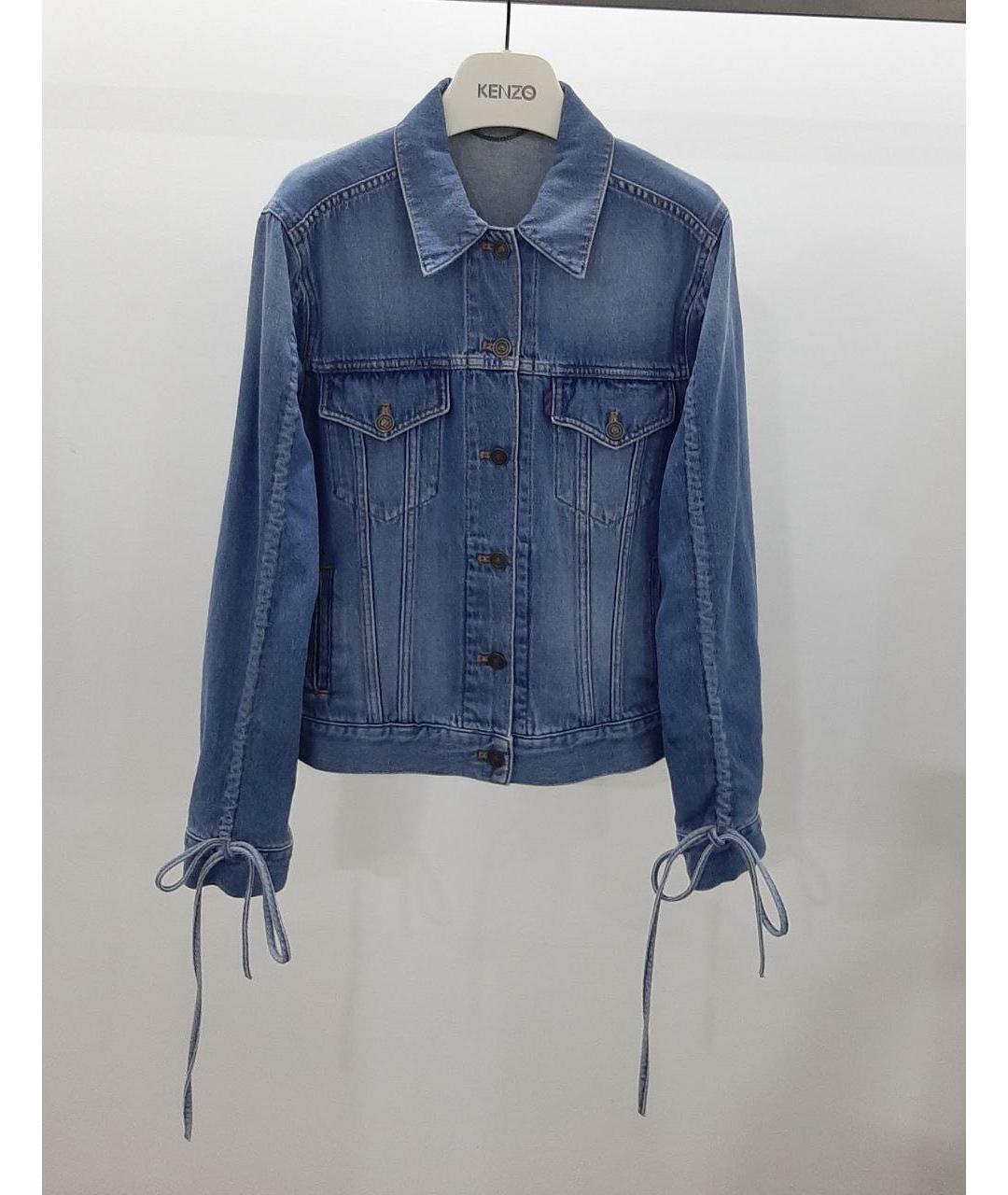 KENZO Синяя хлопковая куртка, фото 3