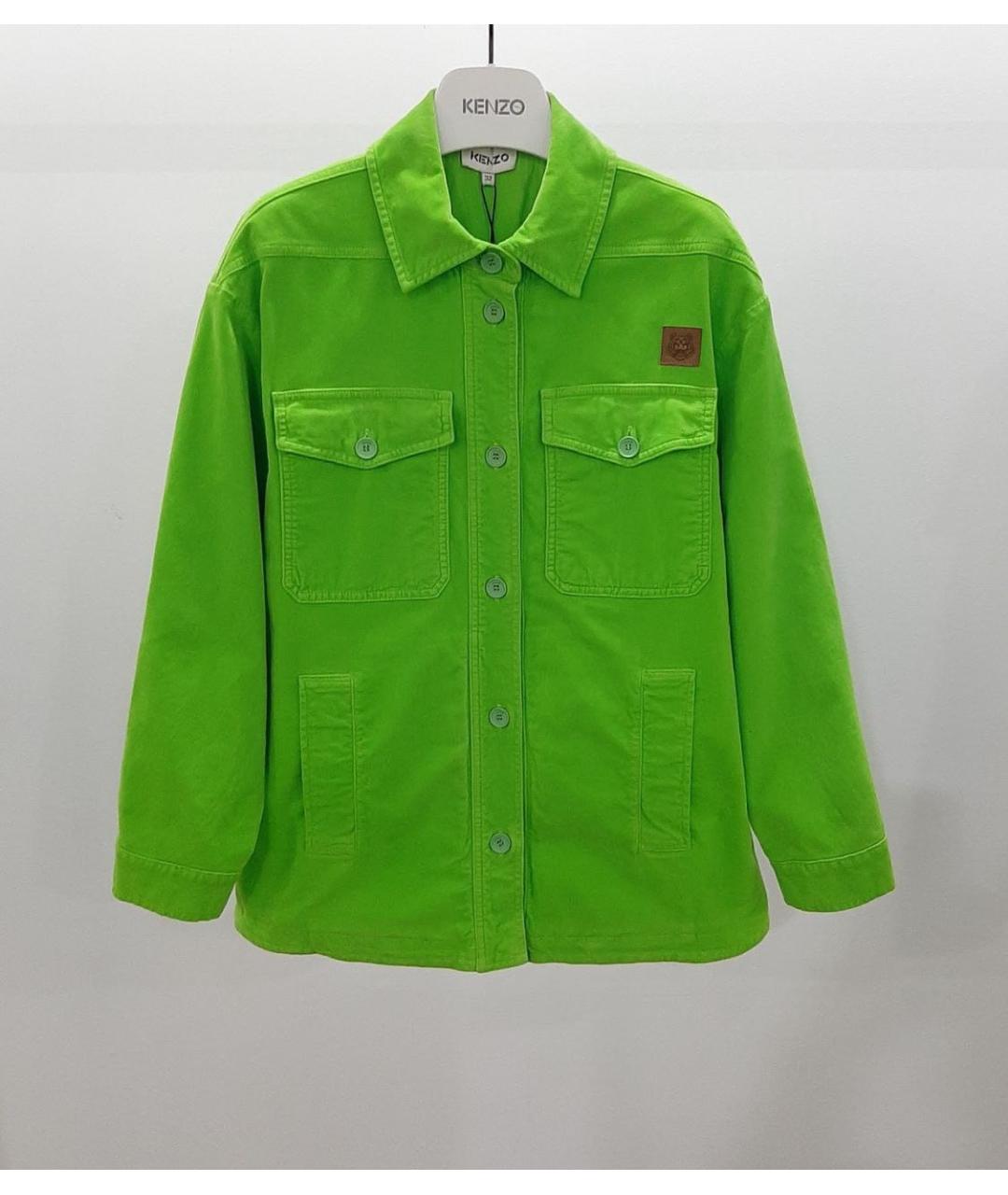 KENZO Салатовая куртка, фото 3