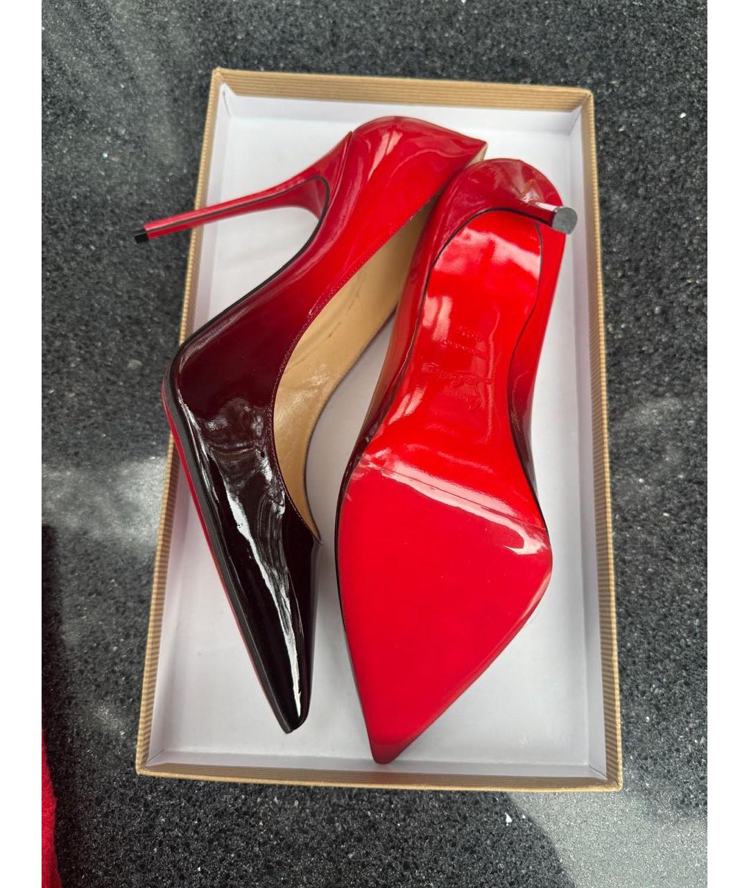 CHRISTIAN LOUBOUTIN Мульти туфли из лакированной кожи, фото 2