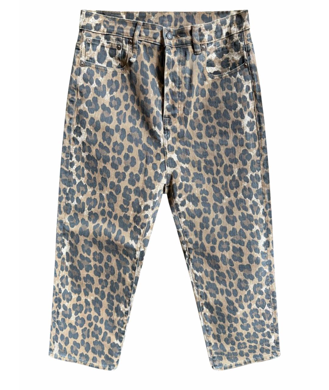 R13 Мульти хлопковые прямые джинсы, фото 1