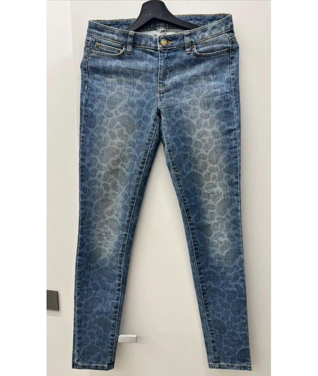 MICHAEL MICHAEL KORS Синие хлопко-эластановые джинсы слим, фото 5