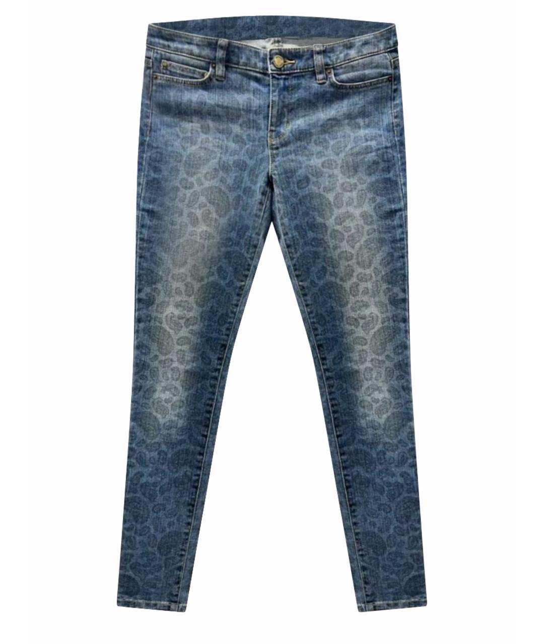 MICHAEL MICHAEL KORS Синие хлопко-эластановые джинсы слим, фото 1