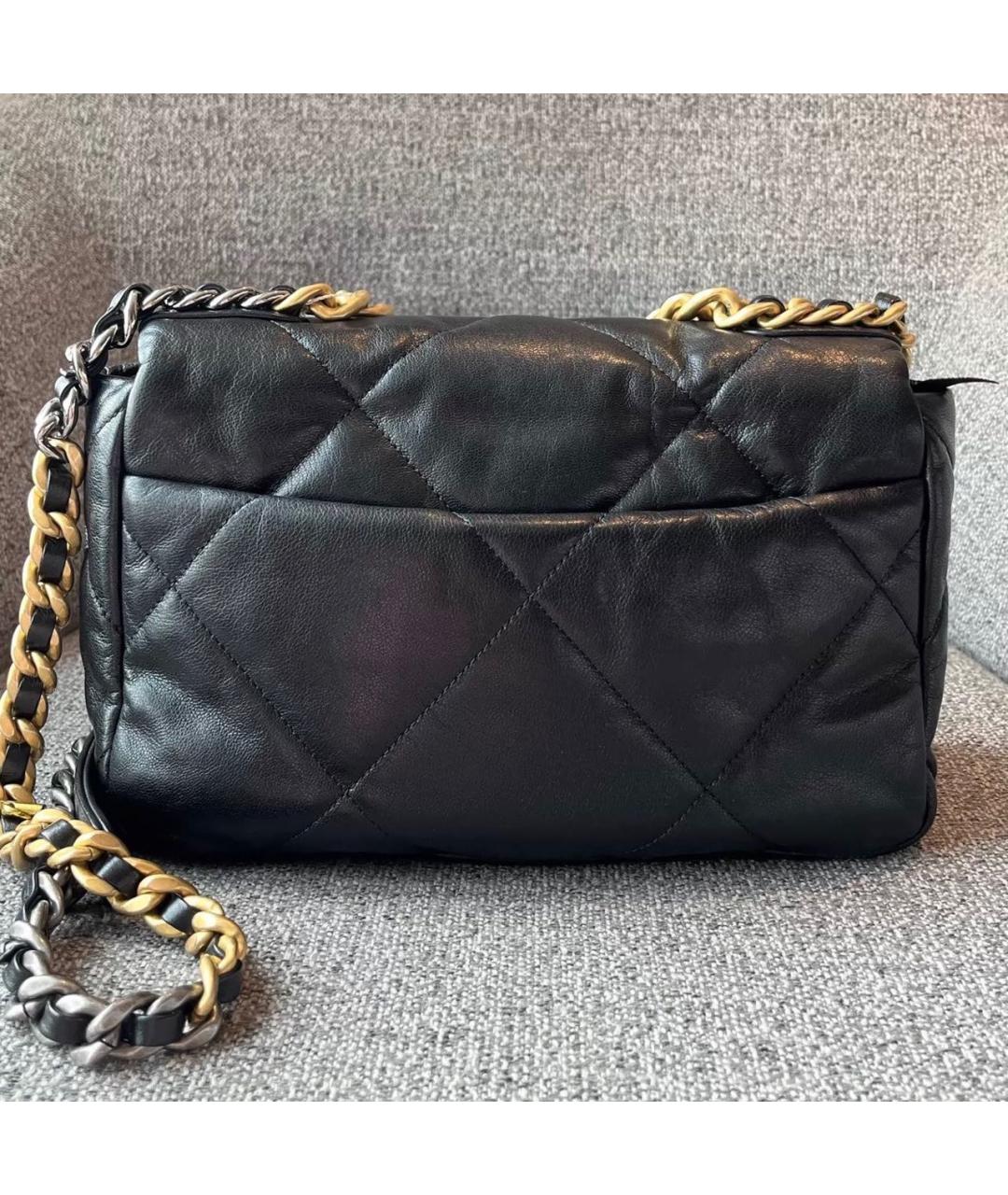 CHANEL Черная кожаная сумка тоут, фото 2