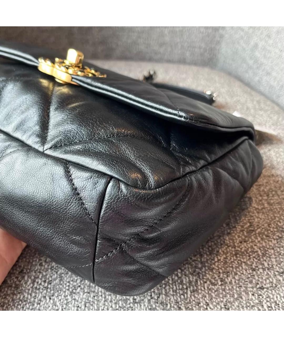 CHANEL Черная кожаная сумка тоут, фото 4