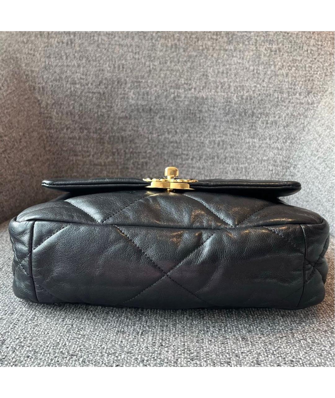 CHANEL Черная кожаная сумка тоут, фото 3