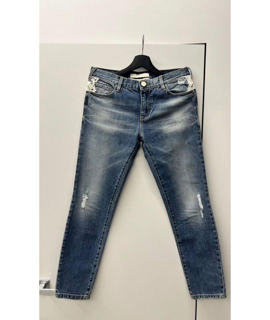 PINKO Синий деним костюм с брюками, фото 2