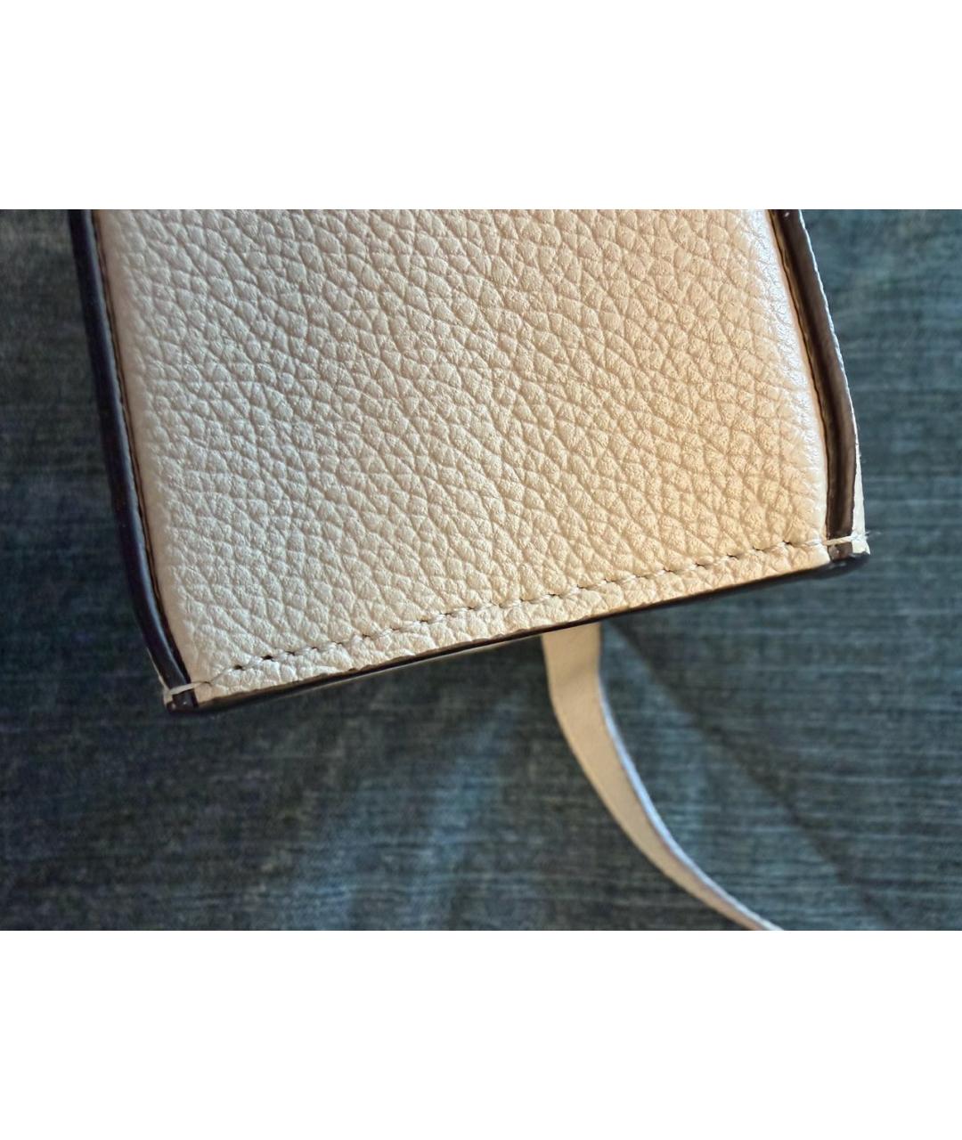 GUCCI Белая кожаная сумка через плечо, фото 4