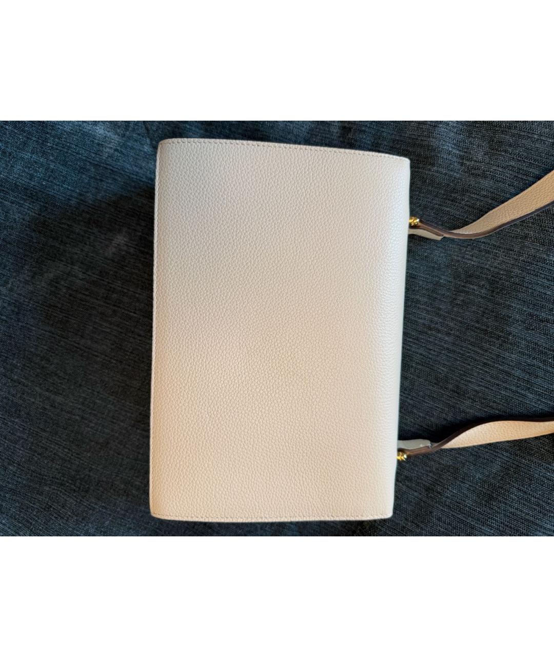 GUCCI Белая кожаная сумка через плечо, фото 5