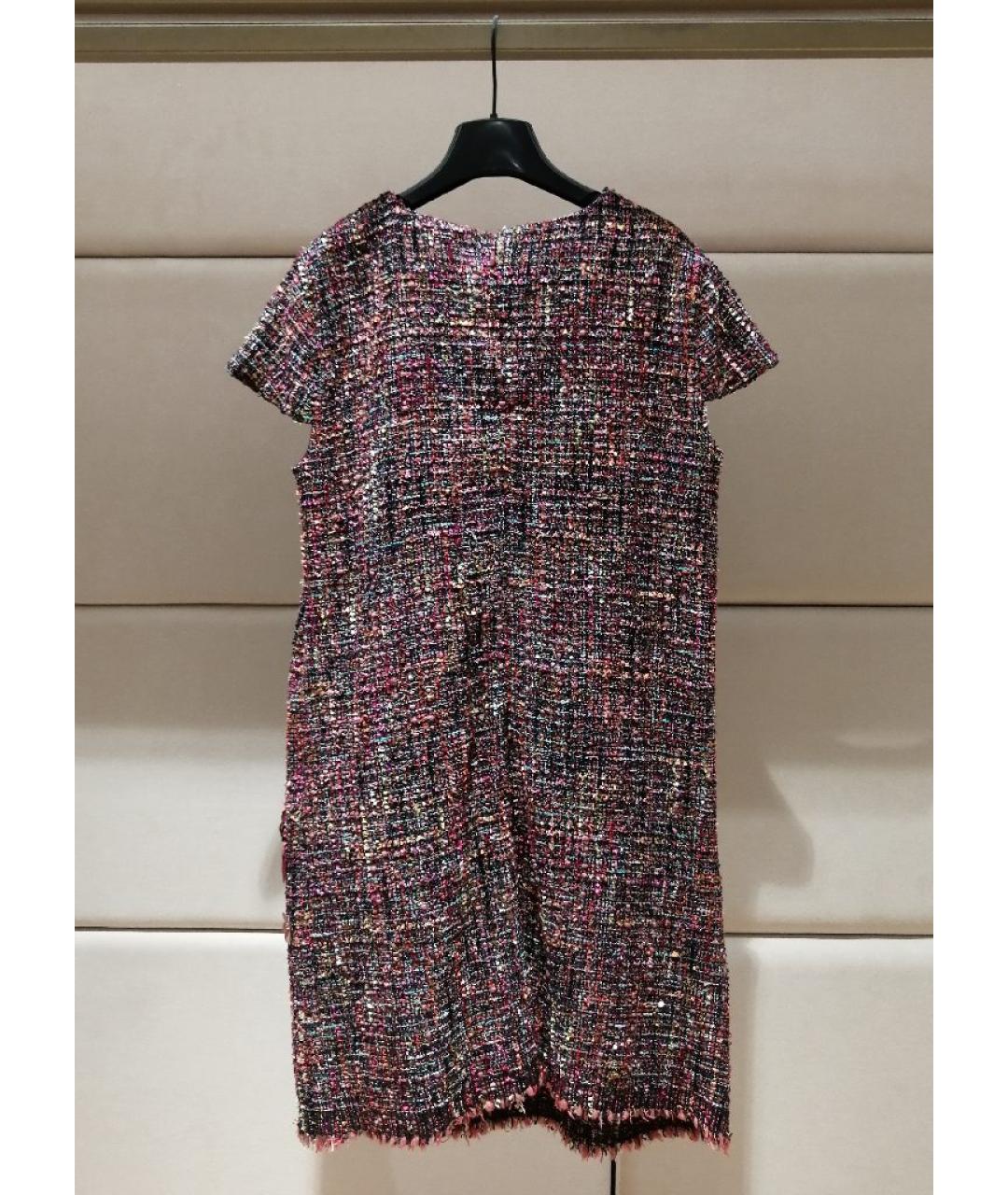 ELISABETTA FRANCHI Бордовое повседневное платье, фото 2