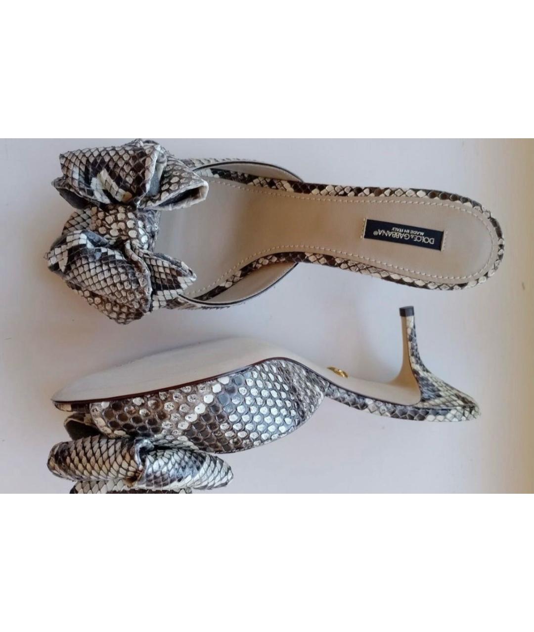 DOLCE&GABBANA Кожаные мюли, фото 8