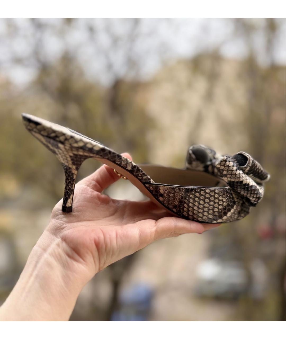 DOLCE&GABBANA Кожаные мюли, фото 9