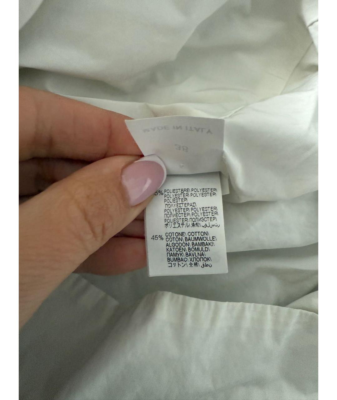 BRUNELLO CUCINELLI Белая полиэстеровая куртка, фото 6