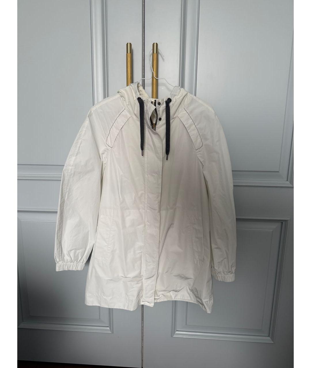 BRUNELLO CUCINELLI Белая полиэстеровая куртка, фото 2