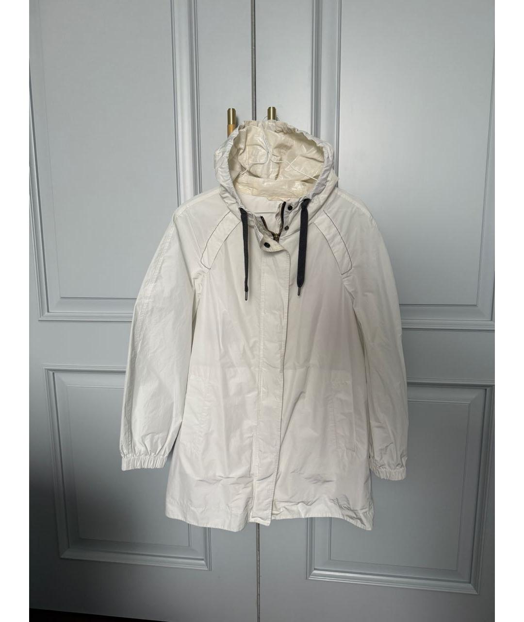 BRUNELLO CUCINELLI Белая полиэстеровая куртка, фото 8