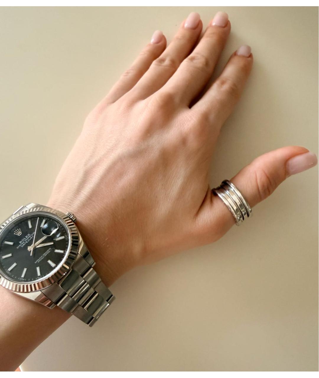 BVLGARI Белое кольцо из белого золота, фото 4