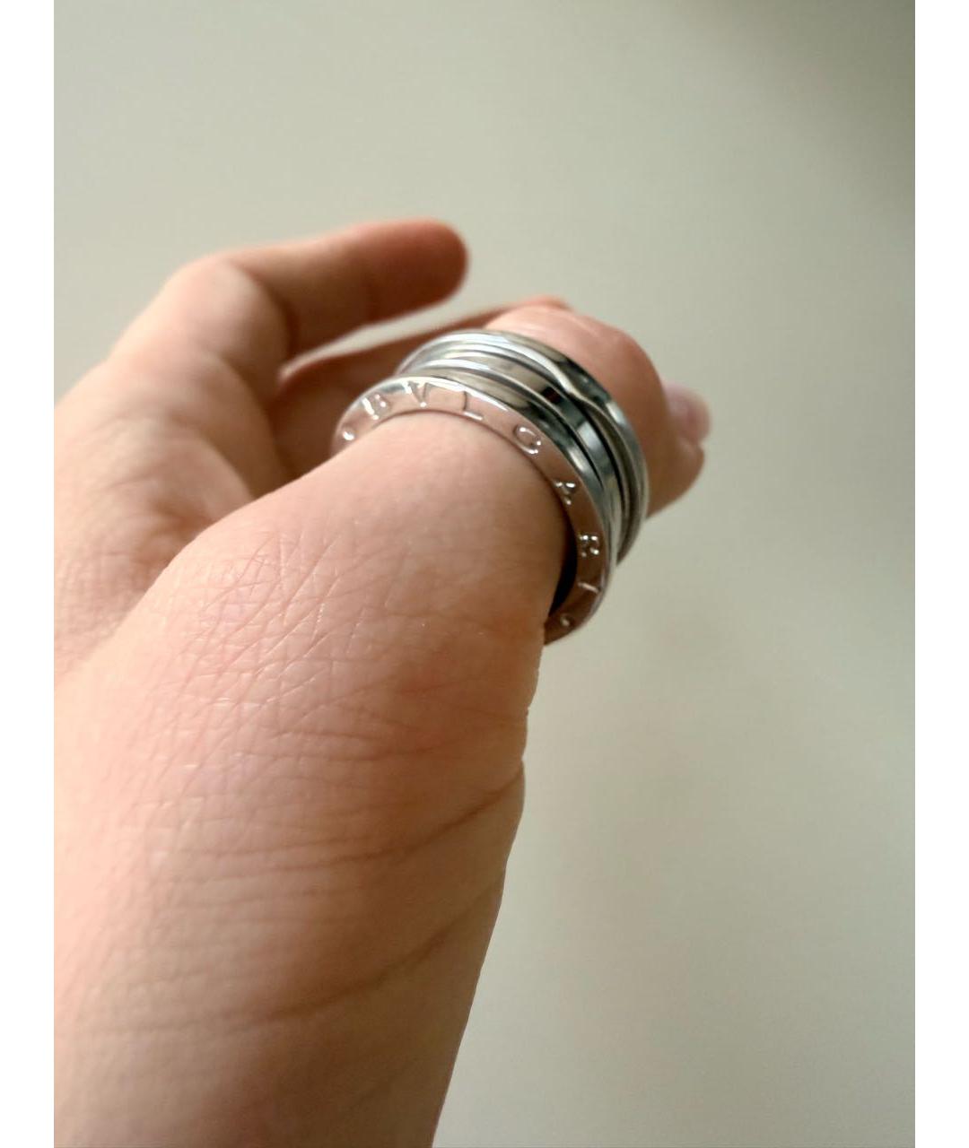 BVLGARI Белое кольцо из белого золота, фото 5