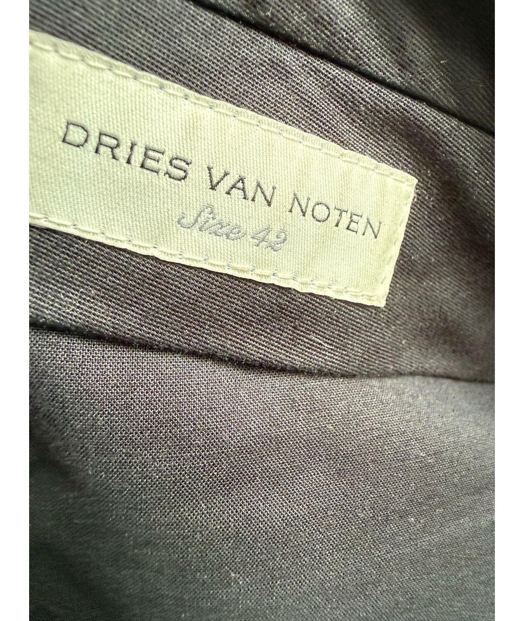 DRIES VAN NOTEN Бордовые хлопковые брюки широкие, фото 3