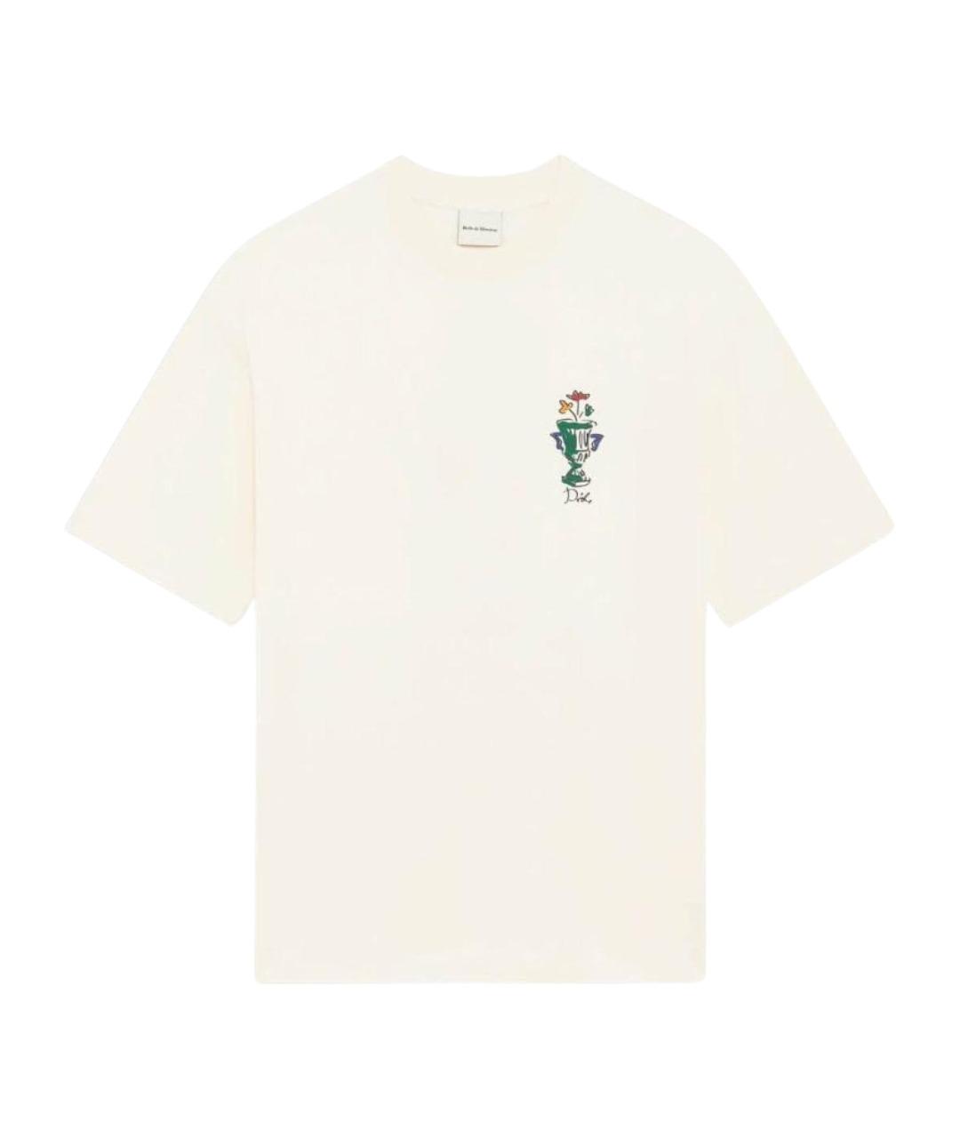 Drole de Monsieur Бежевая хлопковая футболка, фото 1