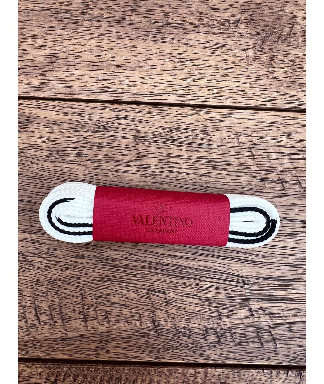 VALENTINO Белые кожаные кроссовки, фото 6