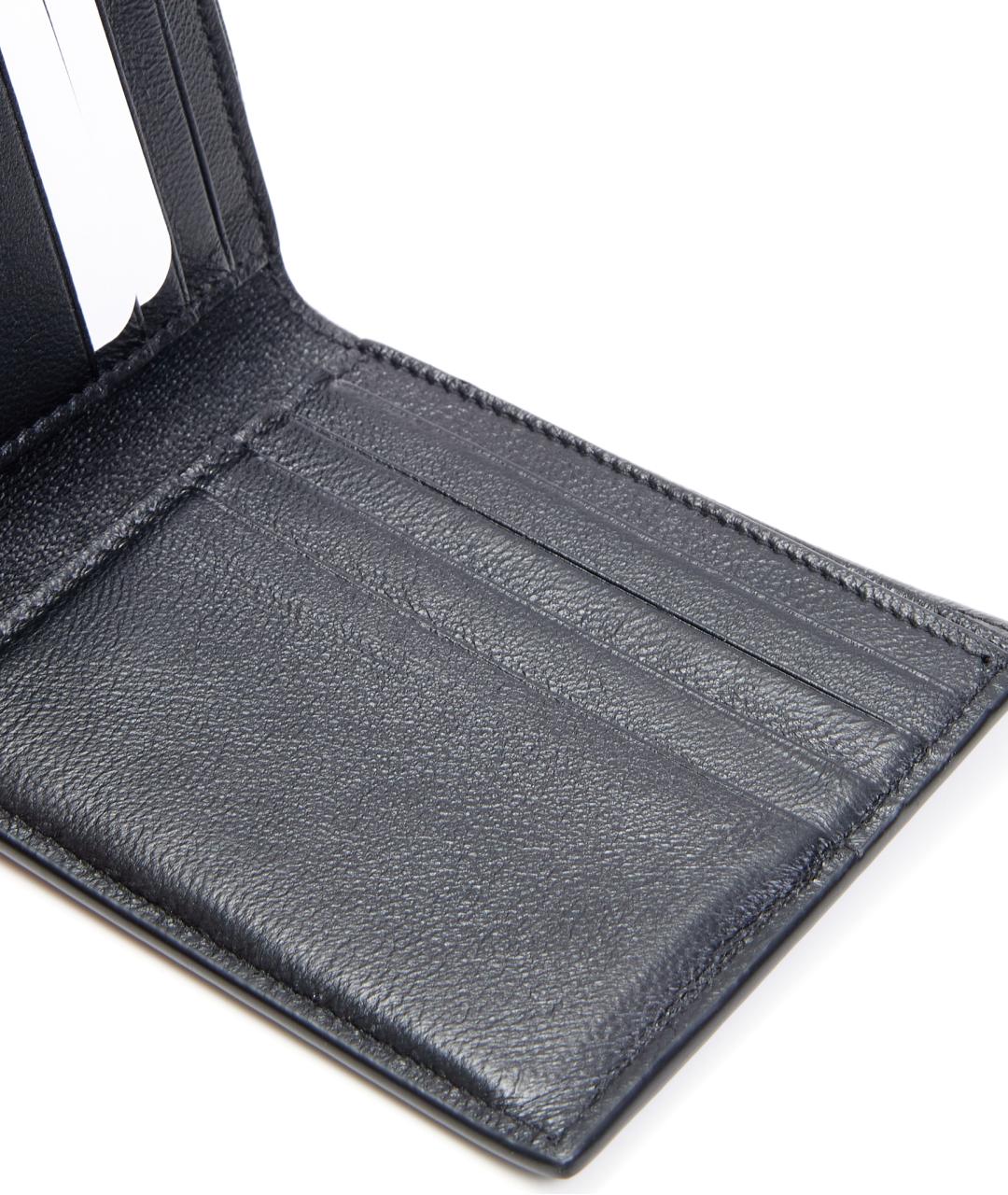 BALENCIAGA Черный кожаный кошелек, фото 3