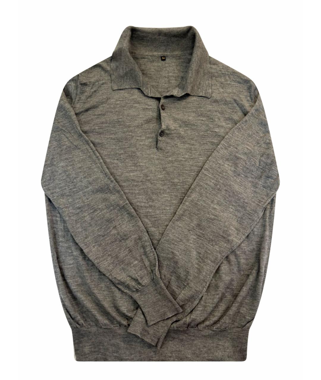 LORO PIANA Серый кашемировый джемпер / свитер, фото 1