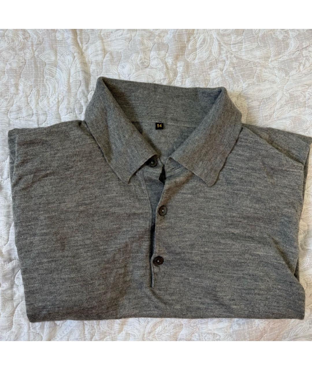 LORO PIANA Серый кашемировый джемпер / свитер, фото 3