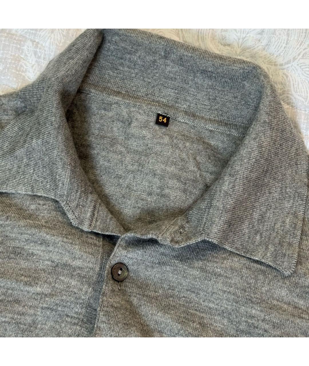 LORO PIANA Серый кашемировый джемпер / свитер, фото 5