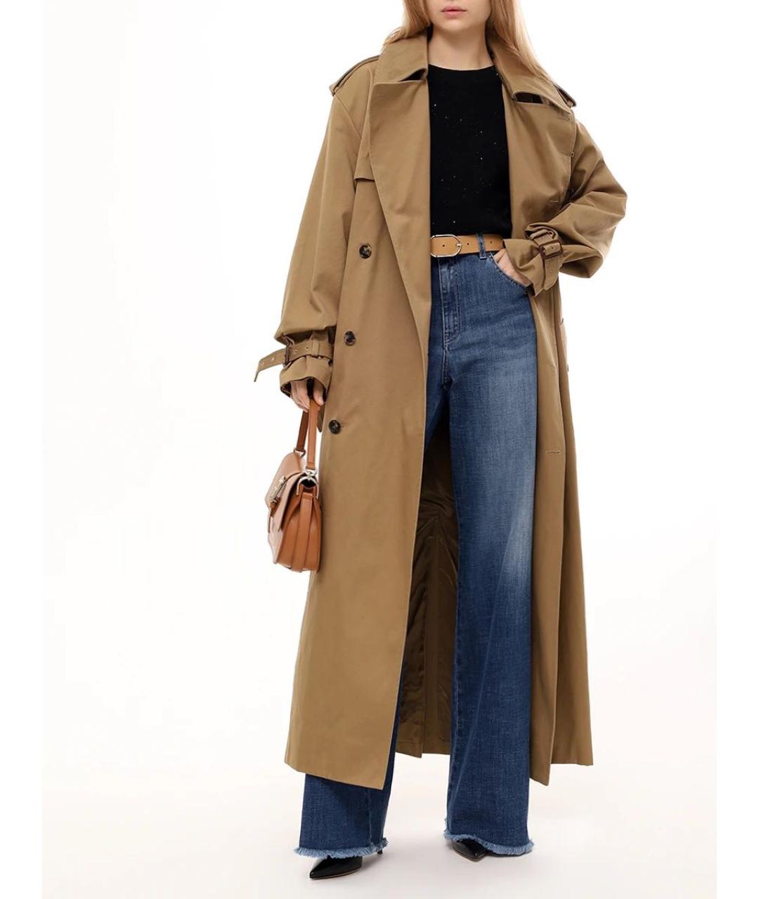 LORENA ANTONIAZZI Синие хлопко-эластановые прямые джинсы, фото 6