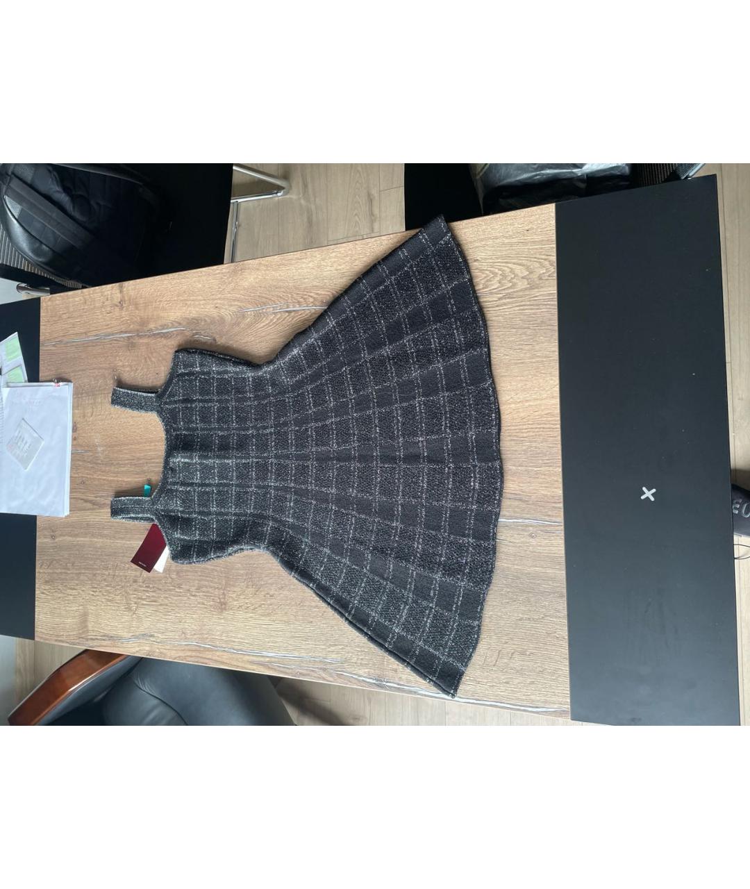 GUCCI Черное хлопко-эластановое платье, фото 2