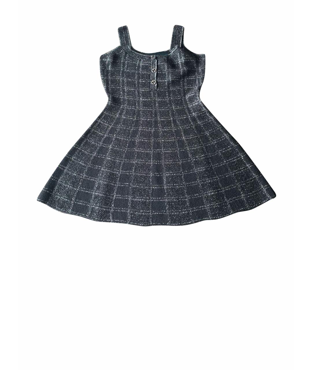 GUCCI Черное хлопко-эластановое платье, фото 1