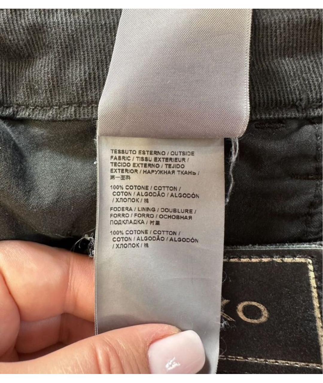 PINKO Черные хлопковые шорты, фото 8