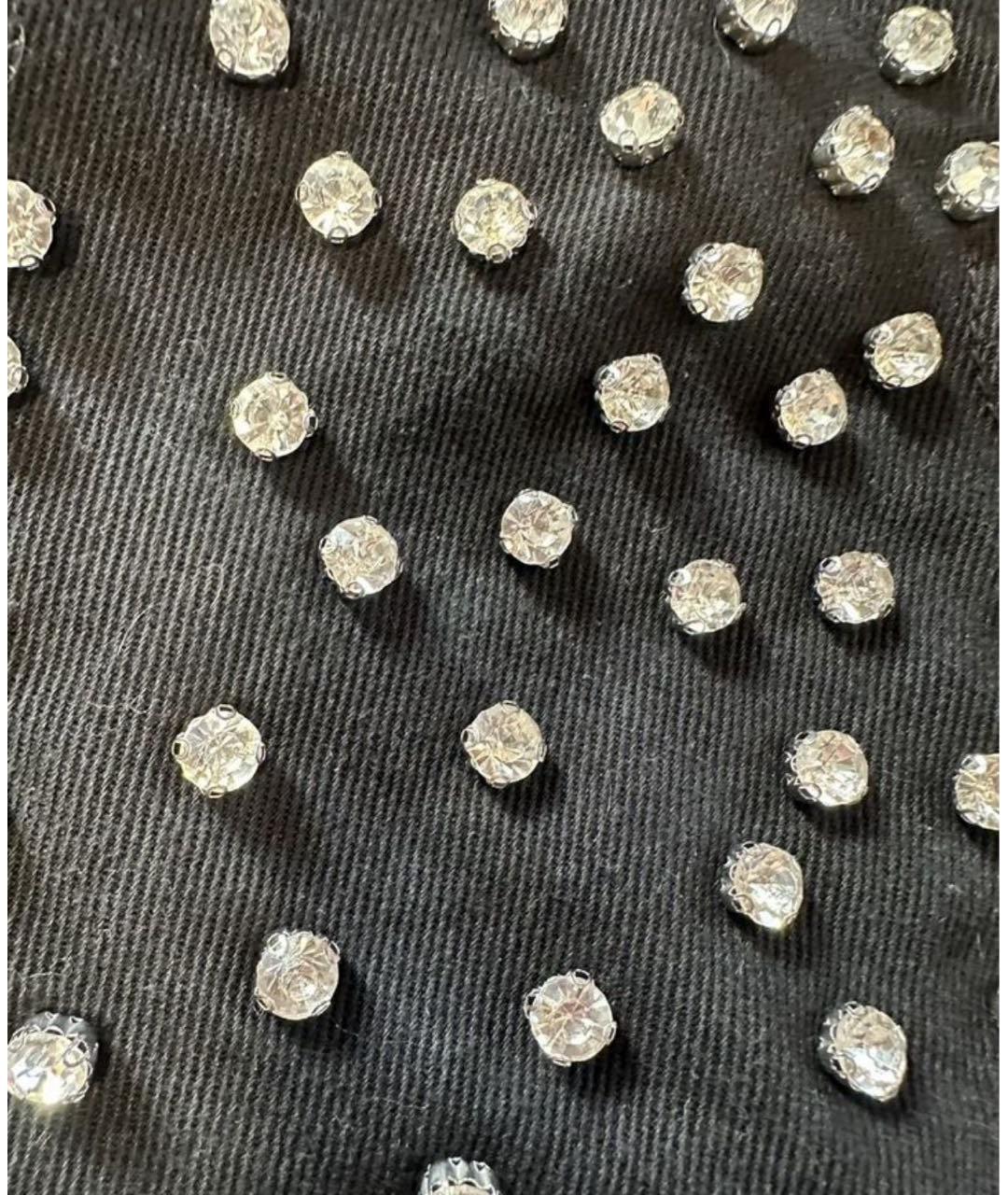 PINKO Черные хлопковые шорты, фото 5