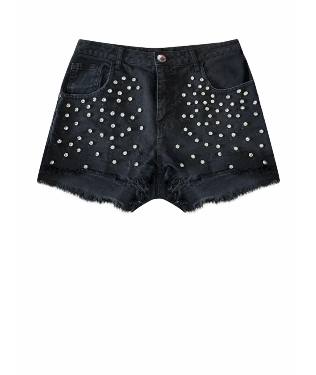 PINKO Черные хлопковые шорты, фото 1