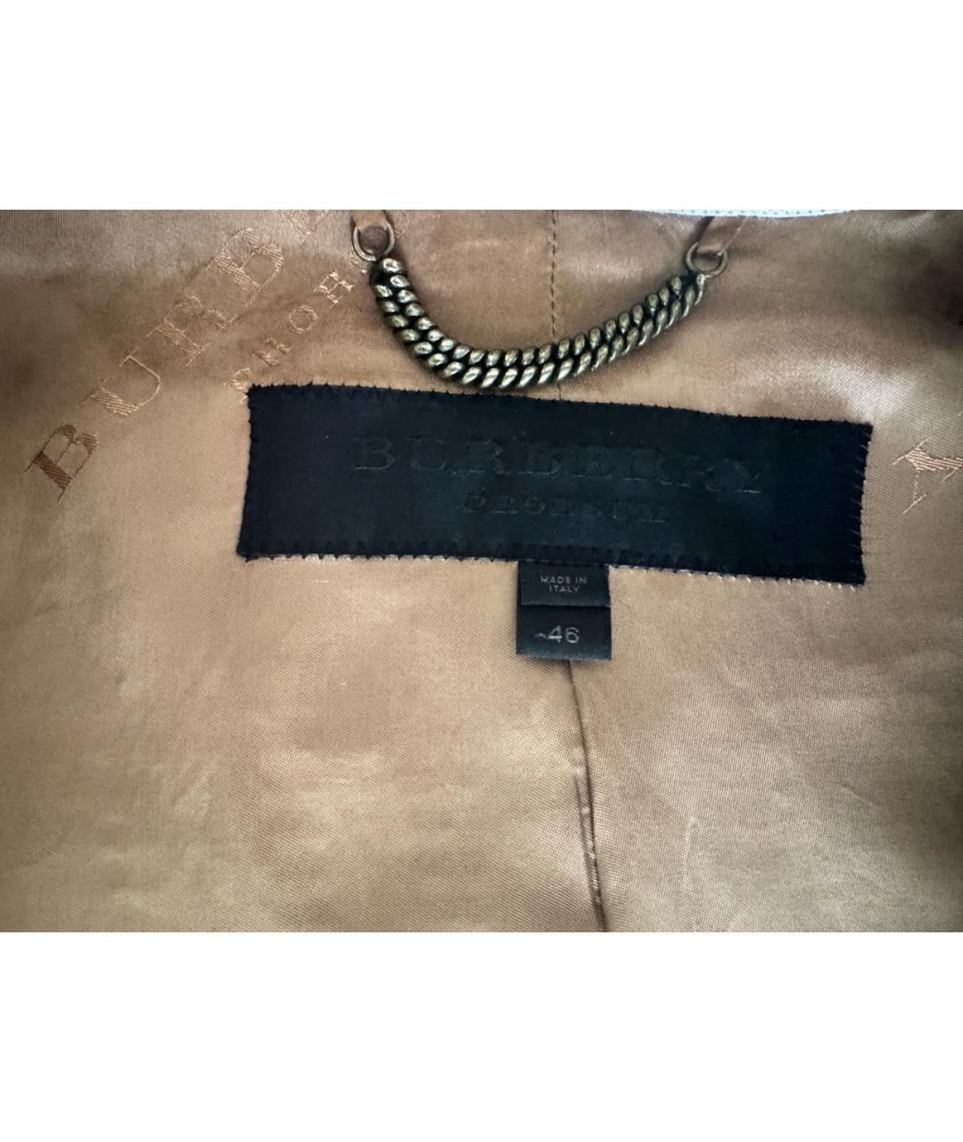 BURBERRY Бежевый хлопковый корсет, фото 2