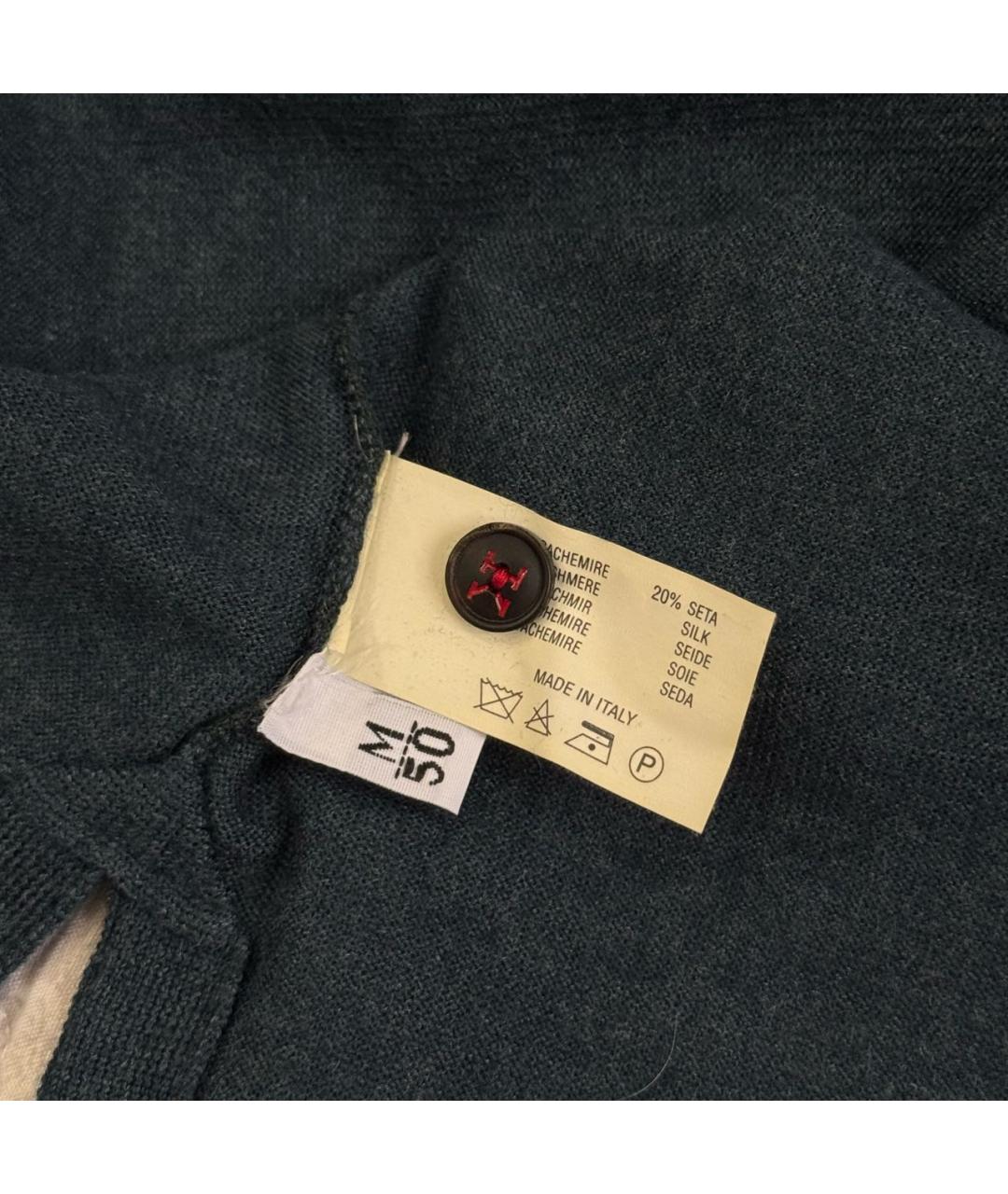 KITON Темно-синий кашемировый джемпер / свитер, фото 6