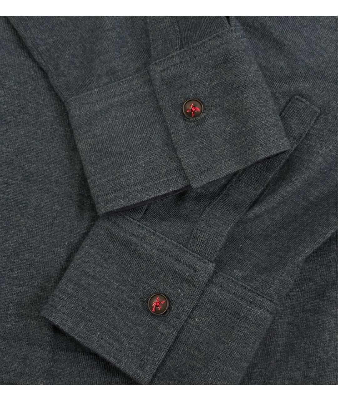 KITON Темно-синий кашемировый джемпер / свитер, фото 4