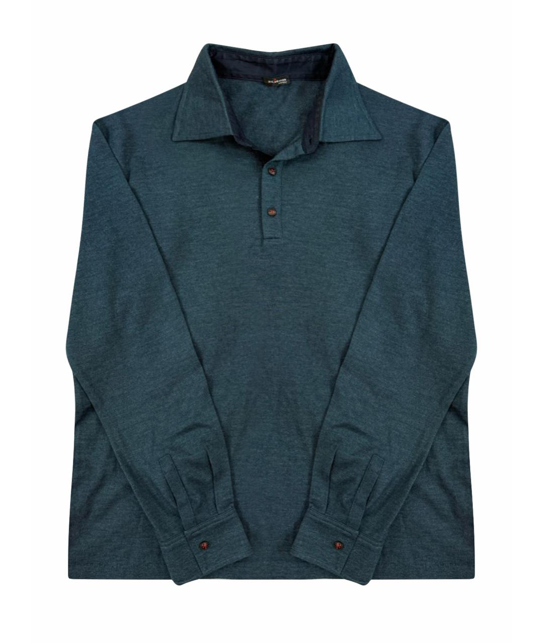 KITON Темно-синий кашемировый джемпер / свитер, фото 1