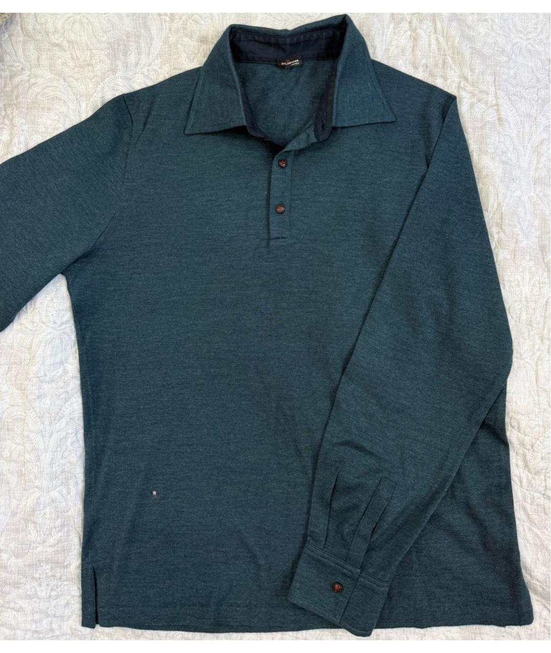 KITON Темно-синий кашемировый джемпер / свитер, фото 7