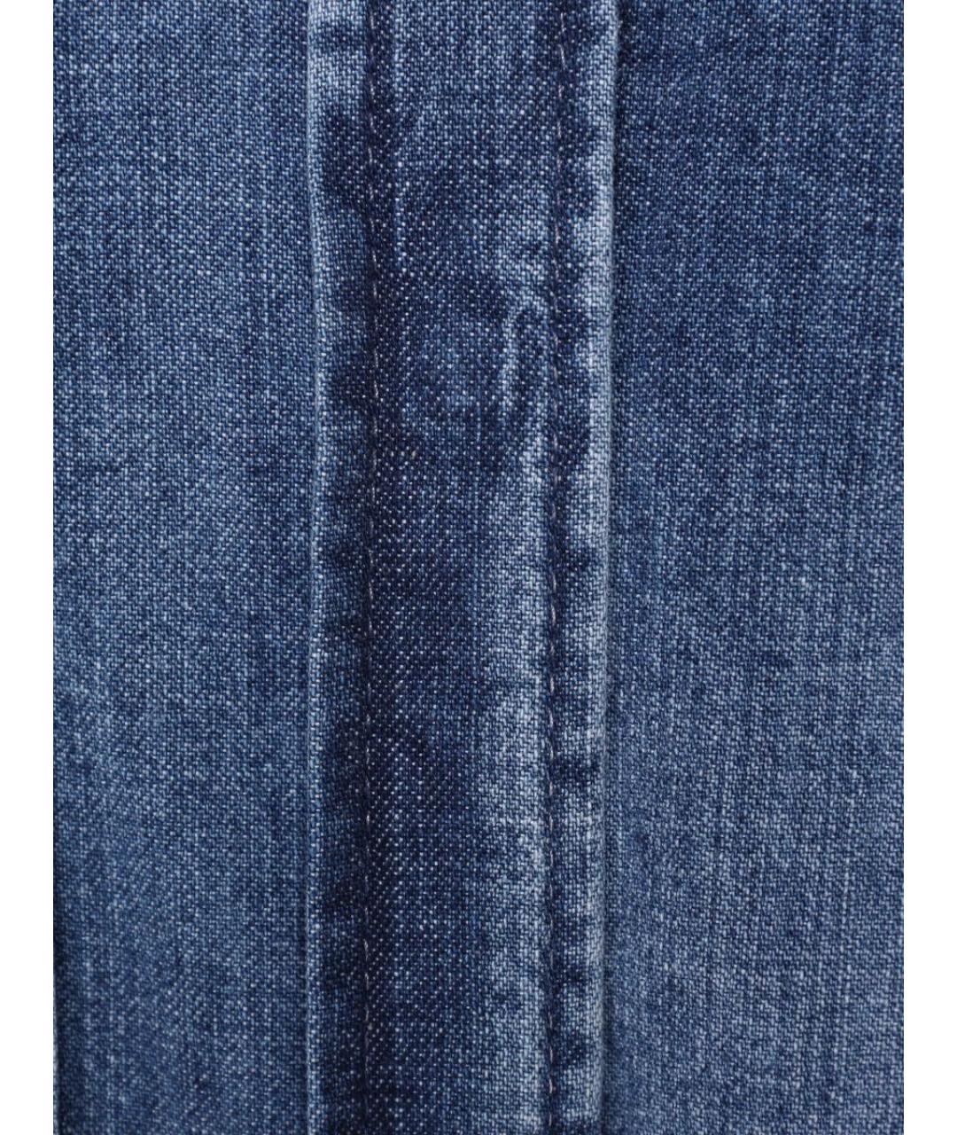 LORENA ANTONIAZZI Синяя хлопковая рубашка, фото 5