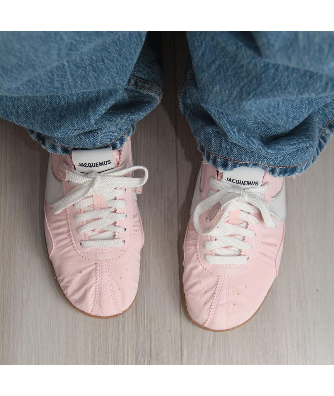 JACQUEMUS Розовые кеды, фото 3