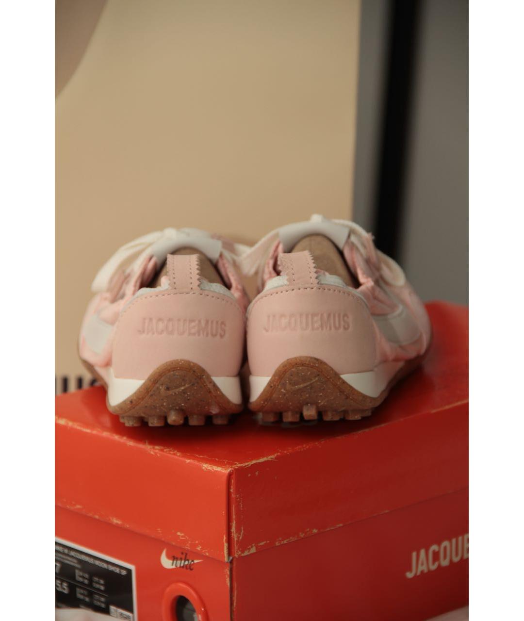 JACQUEMUS Розовые кеды, фото 4