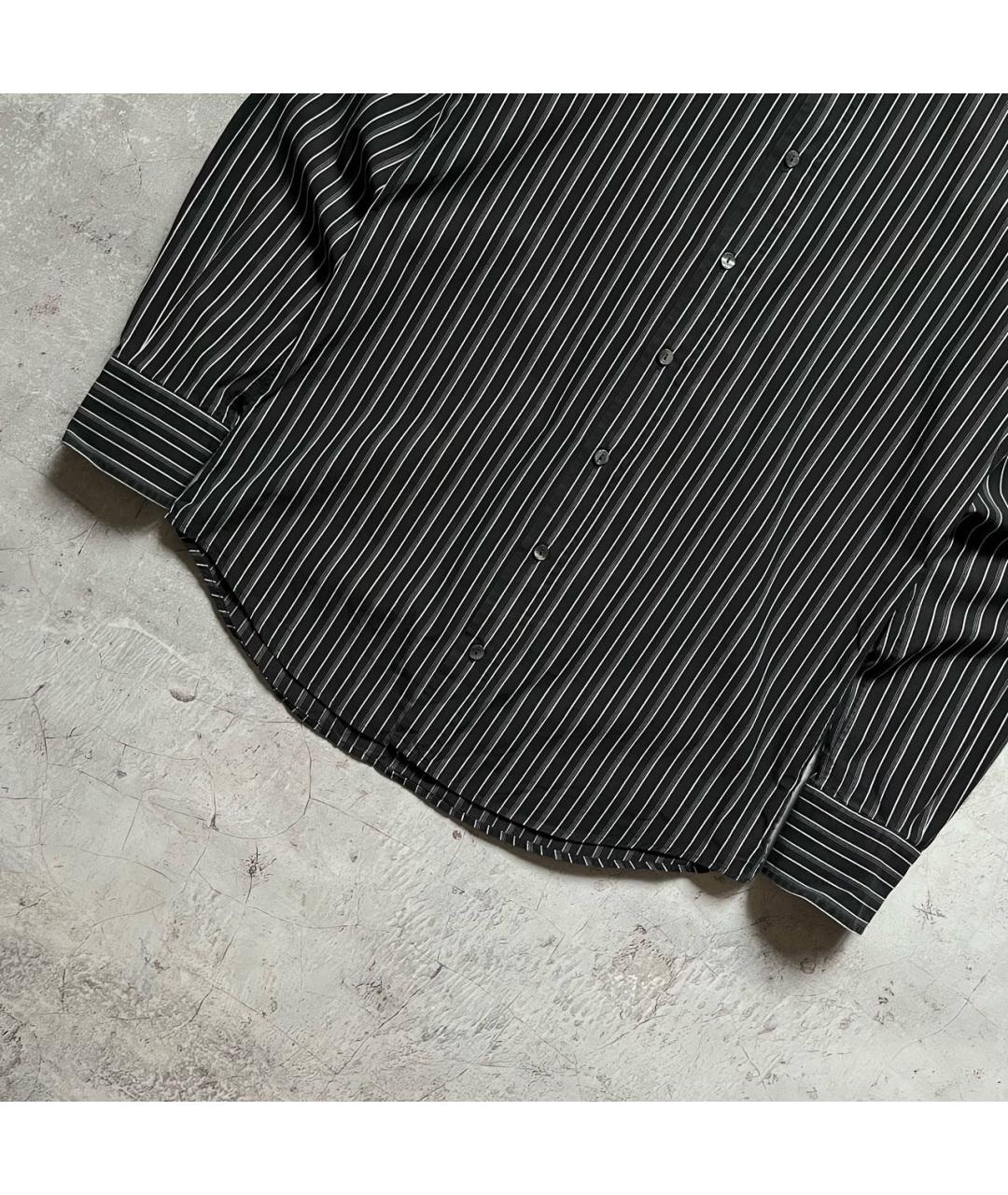 DOLCE&GABBANA Черная хлопковая кэжуал рубашка, фото 3