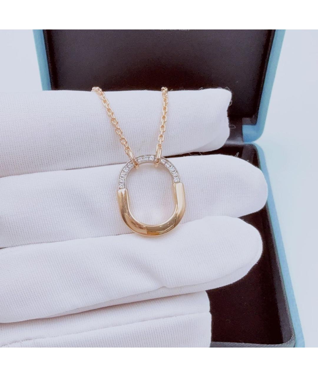 TIFFANY&CO Розовое колье из розового золота, фото 3